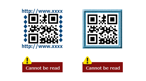 Examples Of Problems Encountered In Reading A Code Qrcode Com Denso Wave